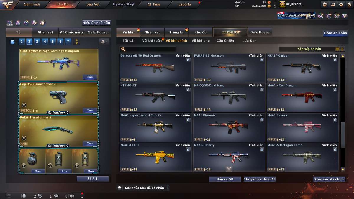 shop acc cf uy tin gia re